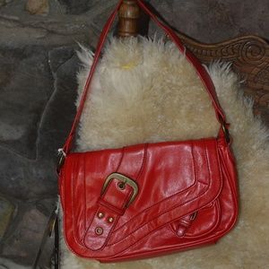 Red Candice Handbag made by Chenson group